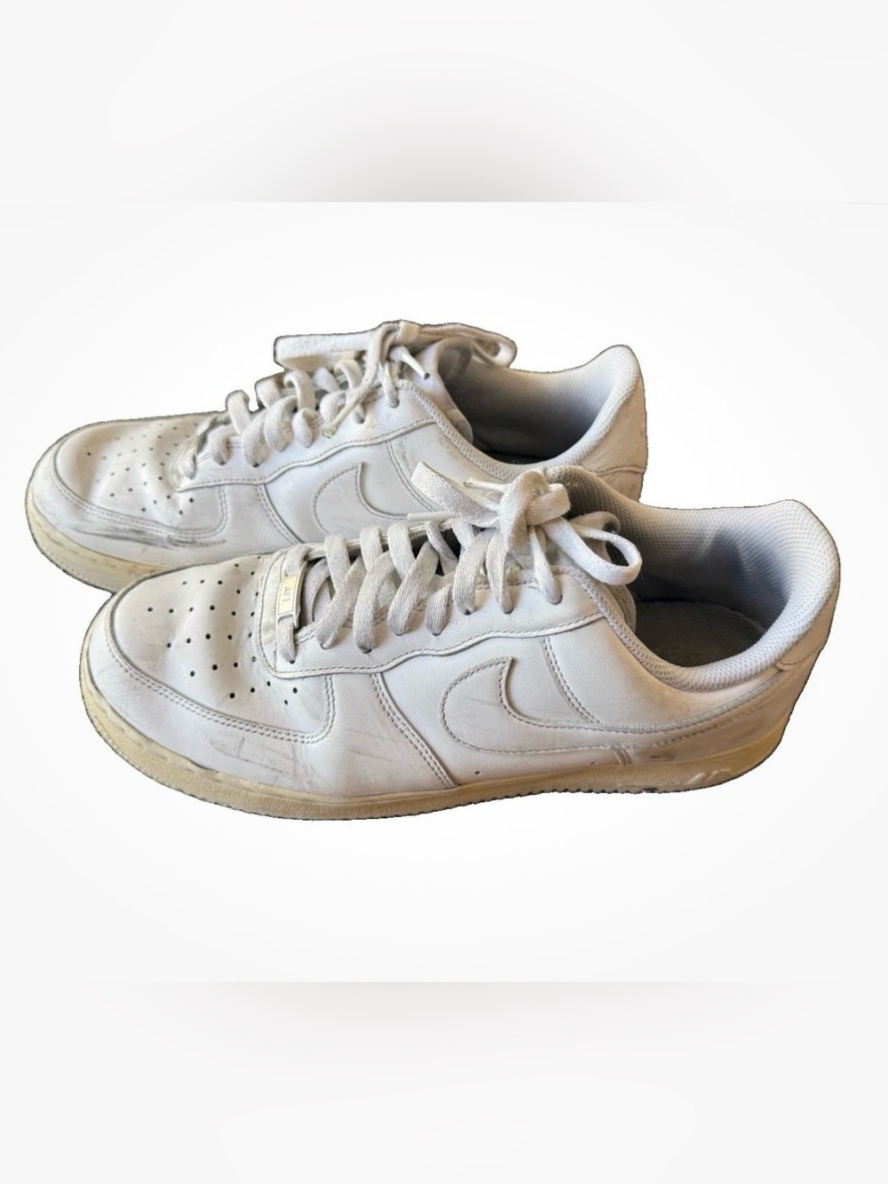 Nike Air Force 1 '07 Low Triple White Men’s Size 10 White On White